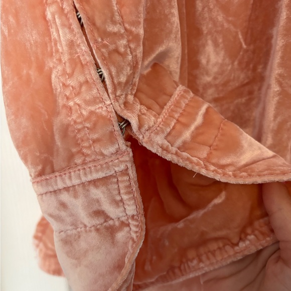 NWT Free People Marianne Velvet Shirt - Picture 8 of 10